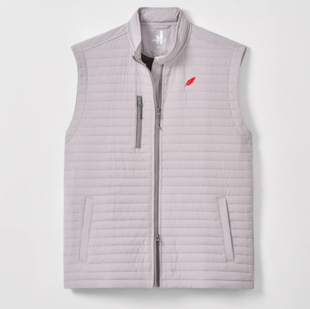 Crosswind Quilted Performance Vest Feather Logo